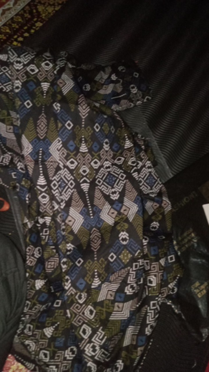 Dgm Fashion   Kemeja Batik Hitam Songket Lengan Panjang   Batik Songket Premium Pria Casual