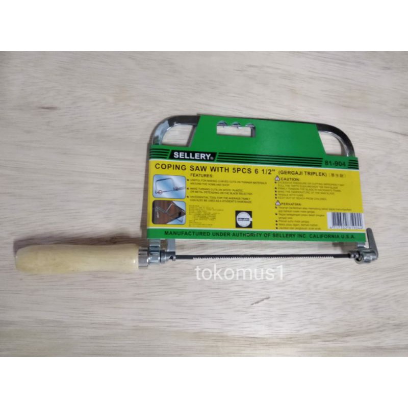 GERGAJI UKIR TRIPLEK AKRILIK/COPING SAW/WOOD CARVING-SELLERY