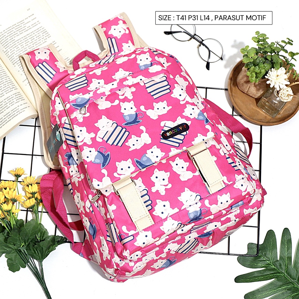 TAS RANSEL SEKOLAH PROMO NEW ARRIVAL BACKPACK LOKAL COD MURAH MERIAH DETAIL ANTI AIR MOTIF KARAKTER