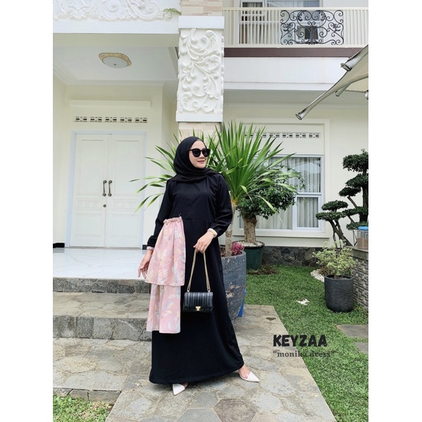 monika dress by keyzaa/ gamis keyzaa