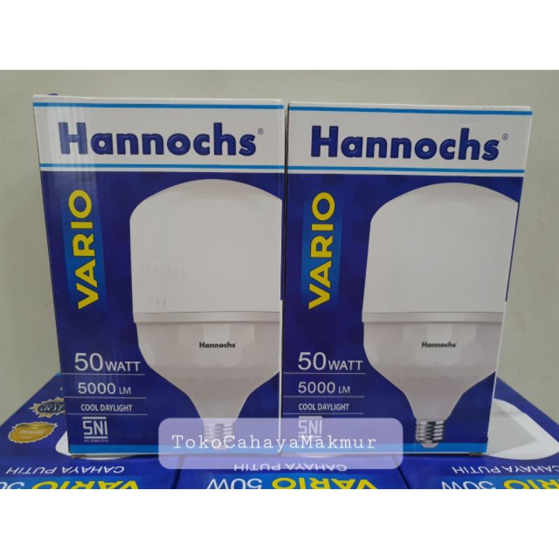 Lampu LED Bohlam Vario 50w 50watt Hannochs CoolDayLight