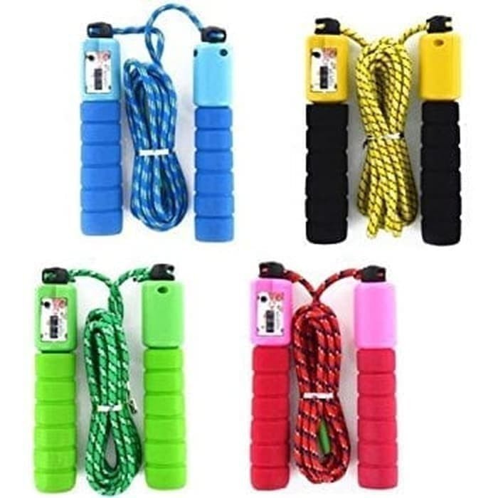 Jump Skipping Rope Soft Handle / Tali Skiping Hitung Otomatis Grosir