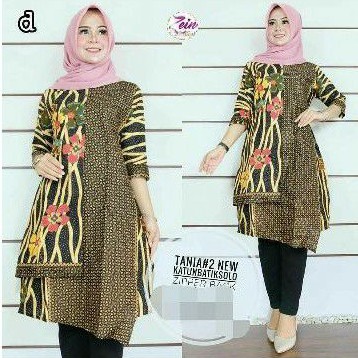 Tunik Tania Soloan bahan Mataraman / Kain Mataraman Solo / Tunik Solo Batiek