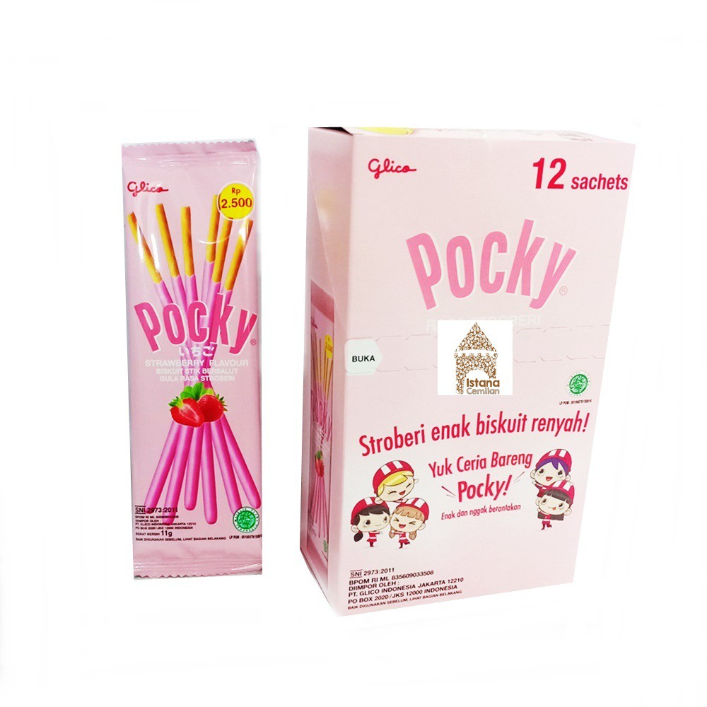 Pocky Singles Biskuit Stik (isi 12 sachet)