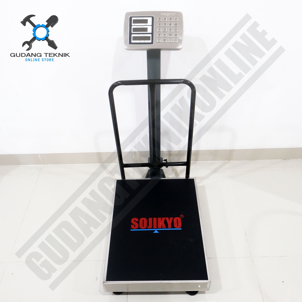 Timbangan Digital Duduk 300kg Rail SOJIKYO SSRG300 ACS / Timbangan Duduk Tiang 300 Kg SOJIKYO SSRG 300