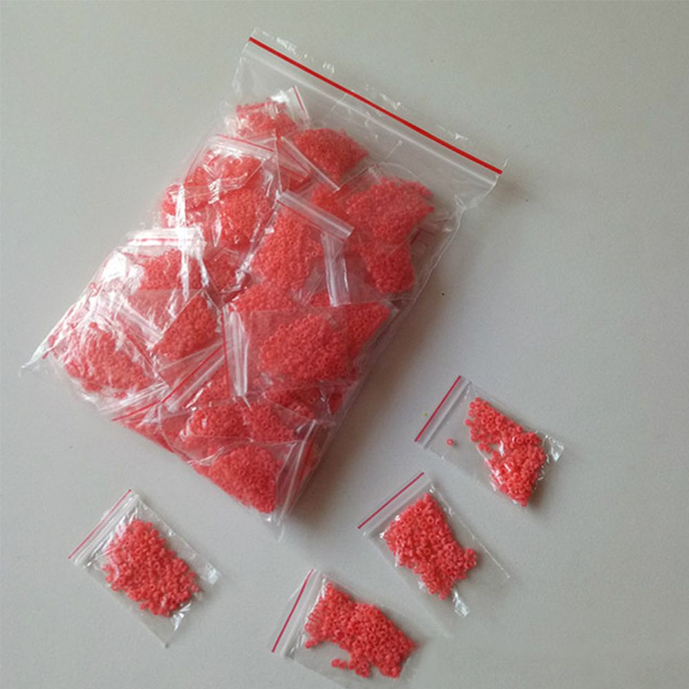 Top 2600pcs / 13 Kantong Karet Pengikat Umpan Pancing Cacing Merah Imitasi Portable Kualitas Tinggi
