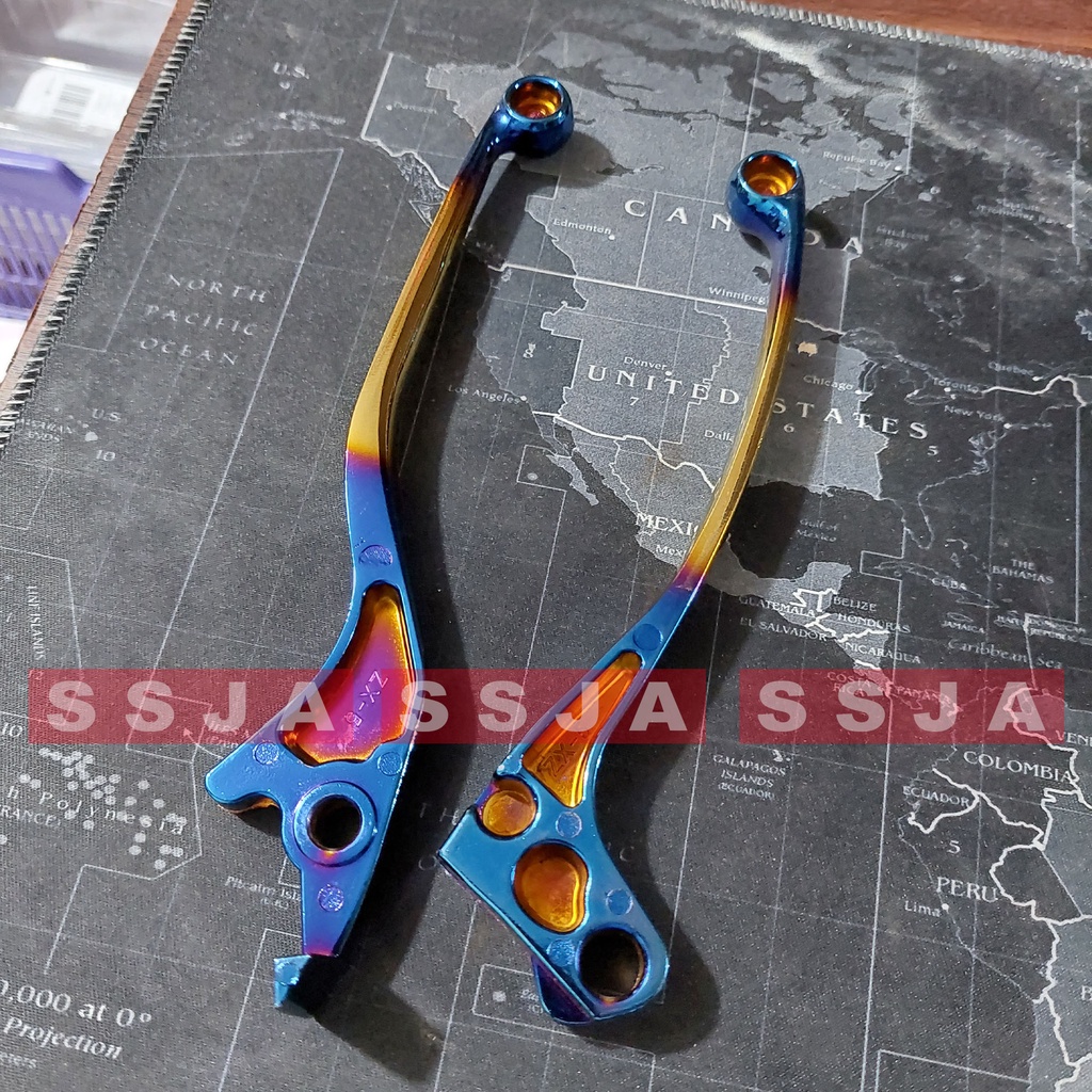 Handle Rem TIGER Satria FU CB150 Verza Gl Pro Honda Variasi TwoTone/ Handle Rem Kopling Tiger Satria FU CB150 Verza GL Pro TwoTone jykt