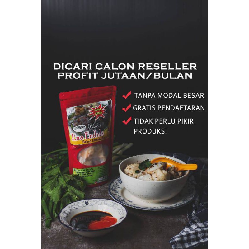 

(KHUSUS RESELLER) Bakso Instant Ena Endul SuperJumbo