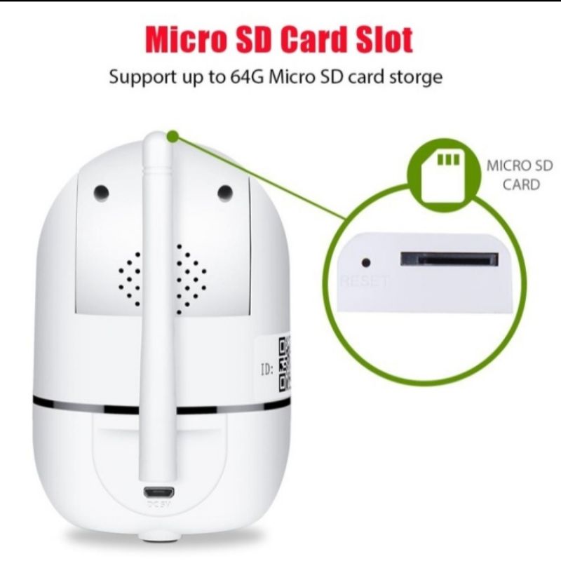 Cctv Ip Kamera 5MP 1080P Human Auto Tracking V380pro Wireless