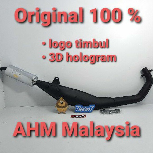 Knalpot AHM Satria 120 Satria hiu Satria 2 tak original