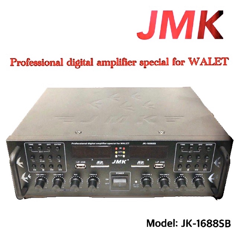 AMPLIFIER AMPLI WALLET WALET JMK JK-1688SB JK 1688 SB