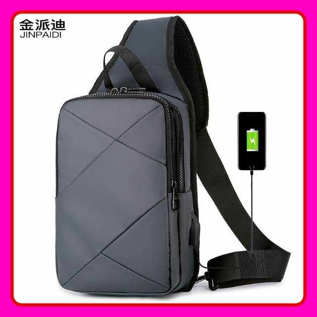 TAS SELEMPANG PRIA JINPAIDI 9880 TAS SELEMPANG PRIA  ANTI AIR TAS SELEMPANG ORIGINAL