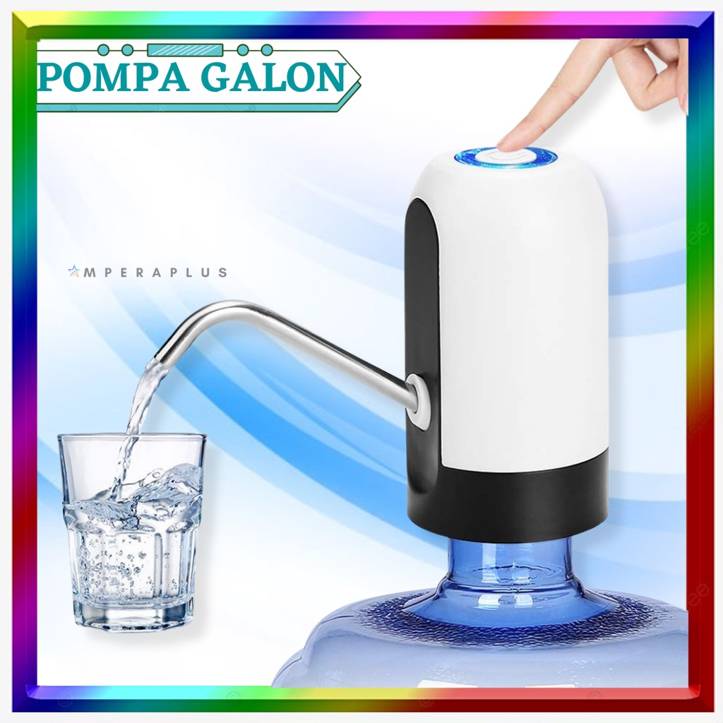 Jual Alat Pompa Kompa Air Galon Elektrik Water Dispenser Electric Pump Usb Free Kabel Charger 6065