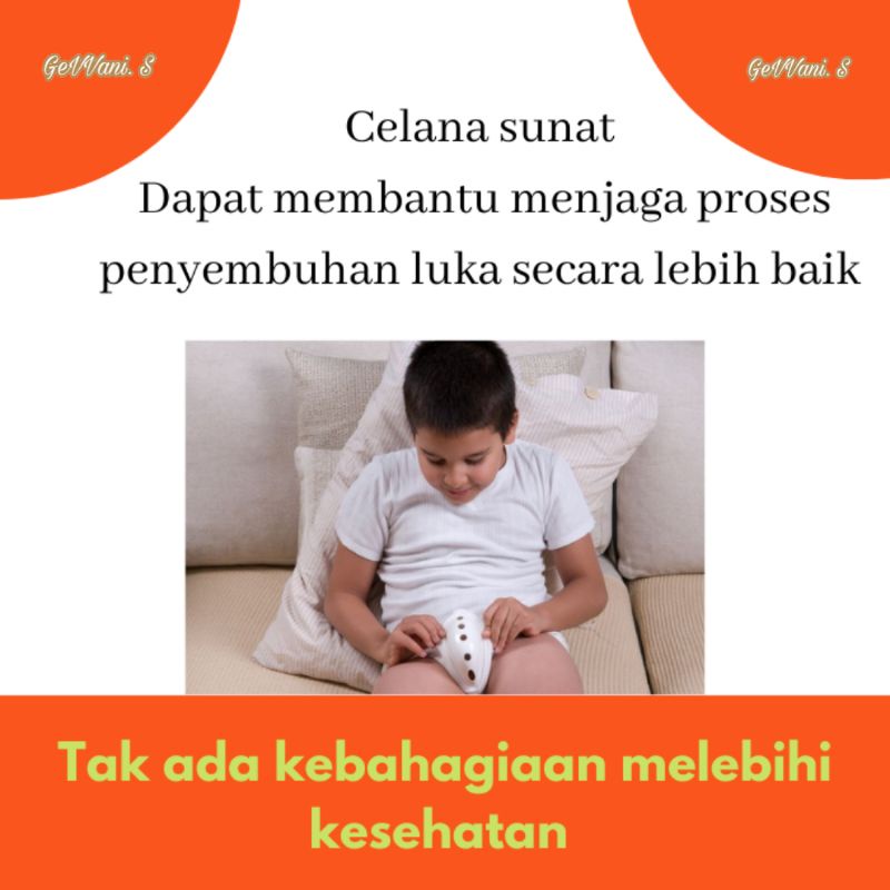 Celana Dalam Alat Pelindung Pasca Sunat Khitan Khitanan Sempak Batok Anak