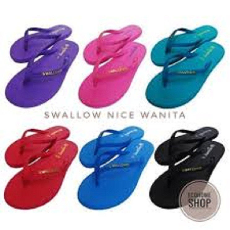 (NEW SWALLOW NICE ) Swallow Nice Size 9 - 9.5 / Sandal Cantik Murah / sandal wanita b