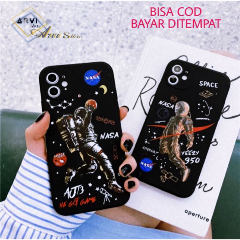 CASE TPU NASA ASTRONOT PRO CAMERA OPPO A3S, REALME C1