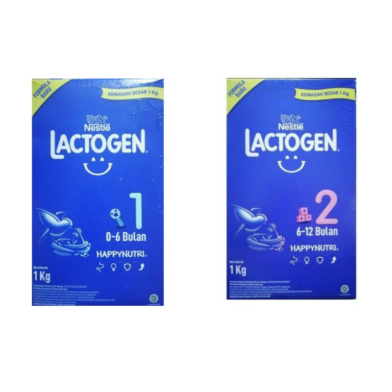 LACTOGEN 1&amp; 2 750g/1kg /centraltrenggalek