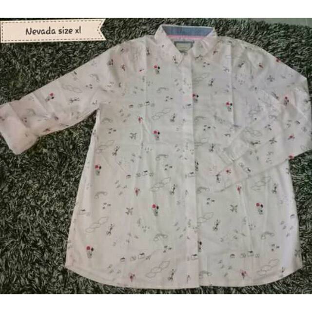 hem cewek nevada only size s. Silahkan tanya stok produk