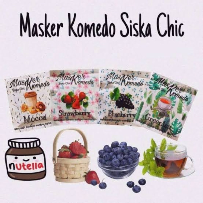 Masker Organik Siska Chic Original Makser komedo