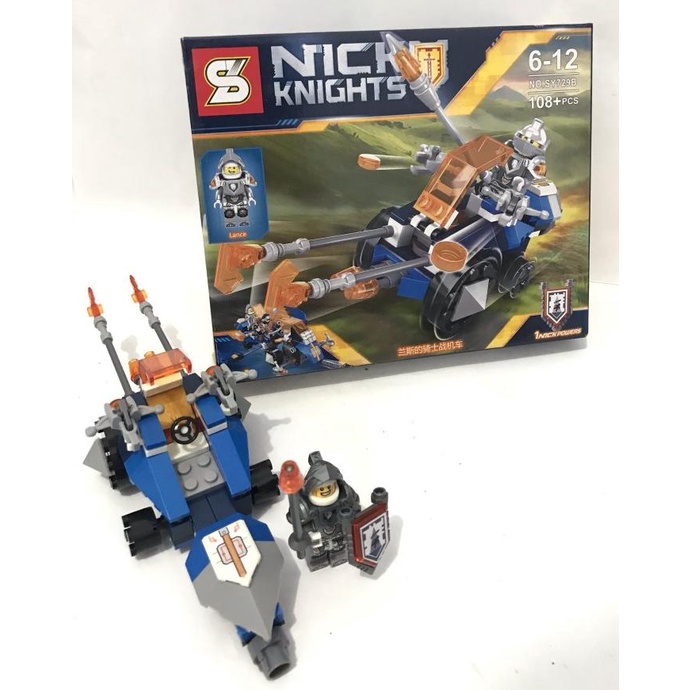 Mainan anak lego mobil | nick knights 108+ pcs diskon