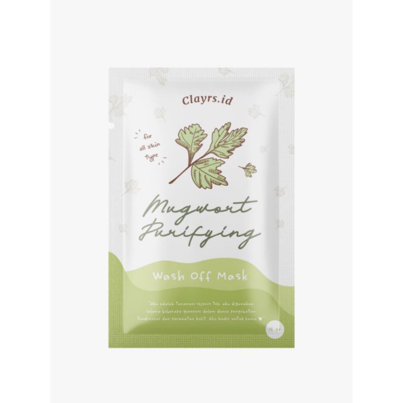 BPOM MASKER MUGWORT PURIFYING clayrs.id