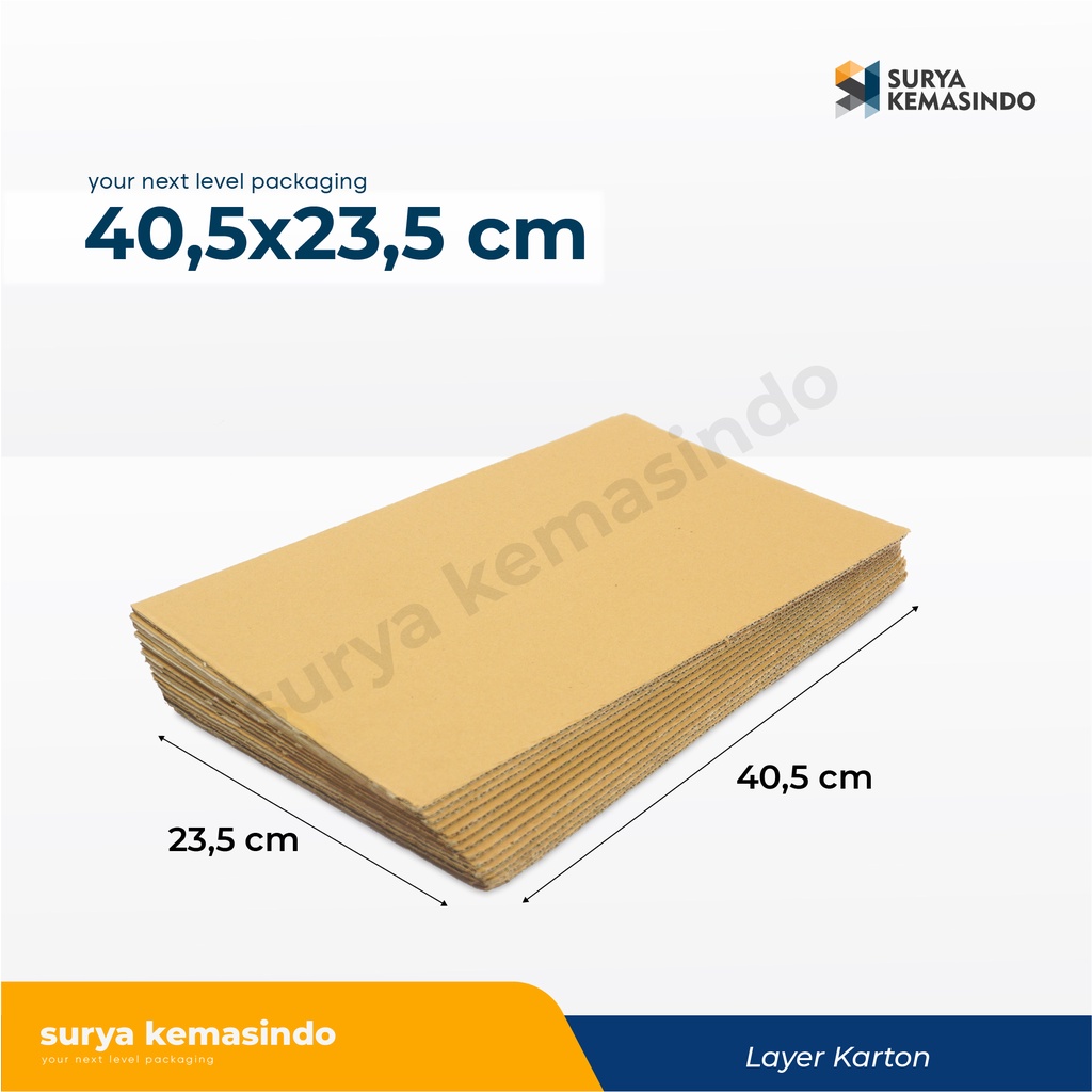 

Kardus Lembaran B flute 40,5x23,5 cm layer/layerkarton/karton/sheet/sheetlaye4rkarton/corrugatedbox