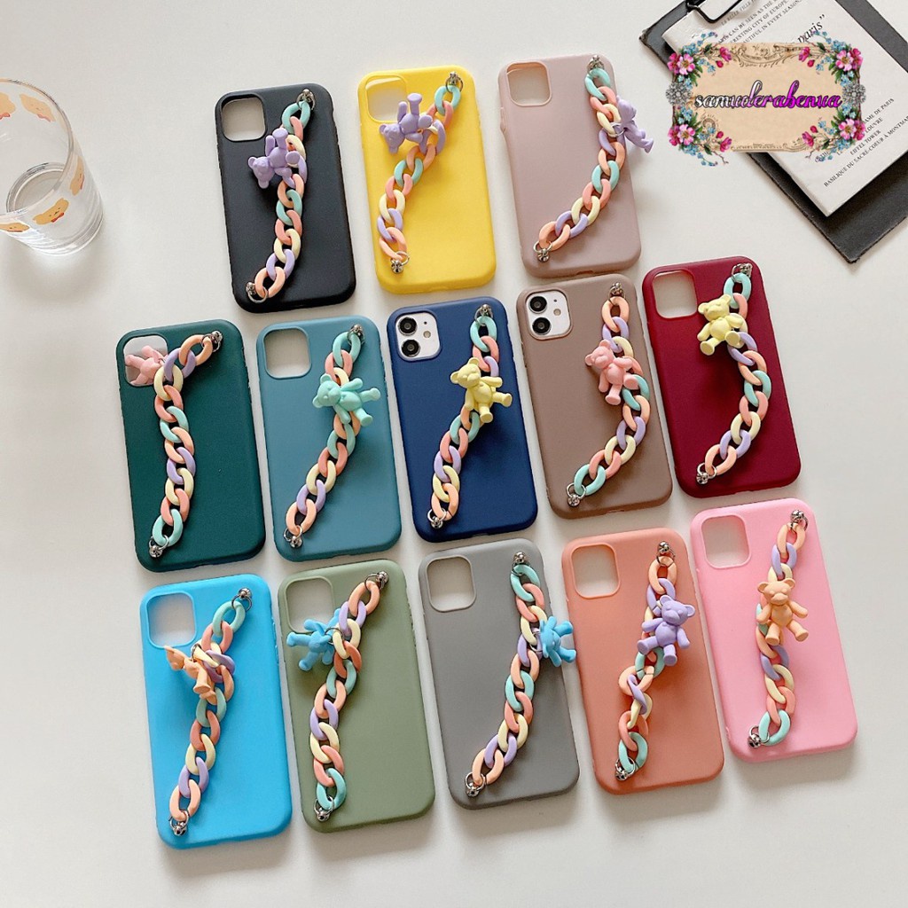 Case Softcase Candy Gelang Rantai Vivo Y83 Y91 Y93 Y95 Y91c Y1s SB2384