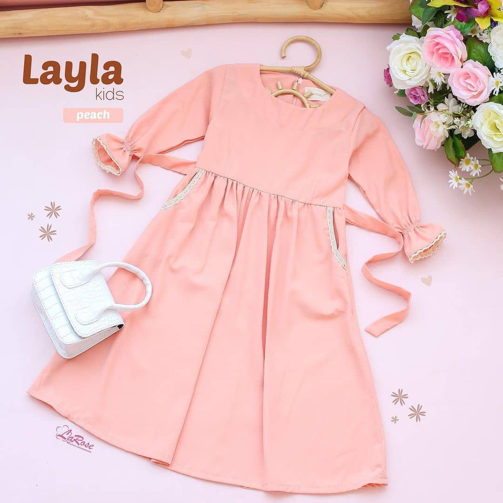 LAYLA KIDS DRESS BL MANGO CRAPE APLIKASI RENDA 5 - 6 TAHUN Dapat GAMIS ANAK Gamis Anak Perempuan Gamis Anak Terbaru 2021 Modern Dress Anak Gamis Anak Usia 5 Tahun Gamis Dress Anak Anak BEST SELLER