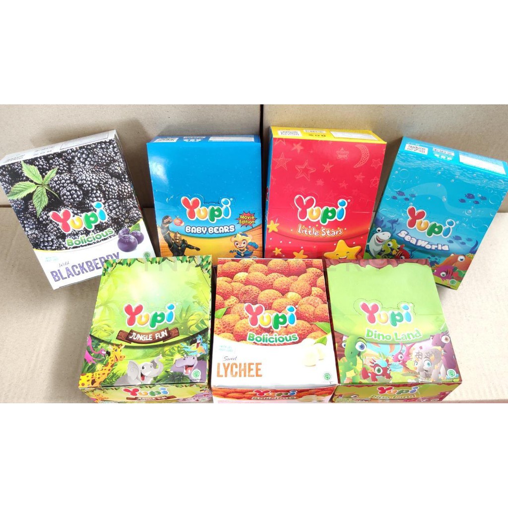 

YUPI (5 VARIANTS) 24pcs x 7gr