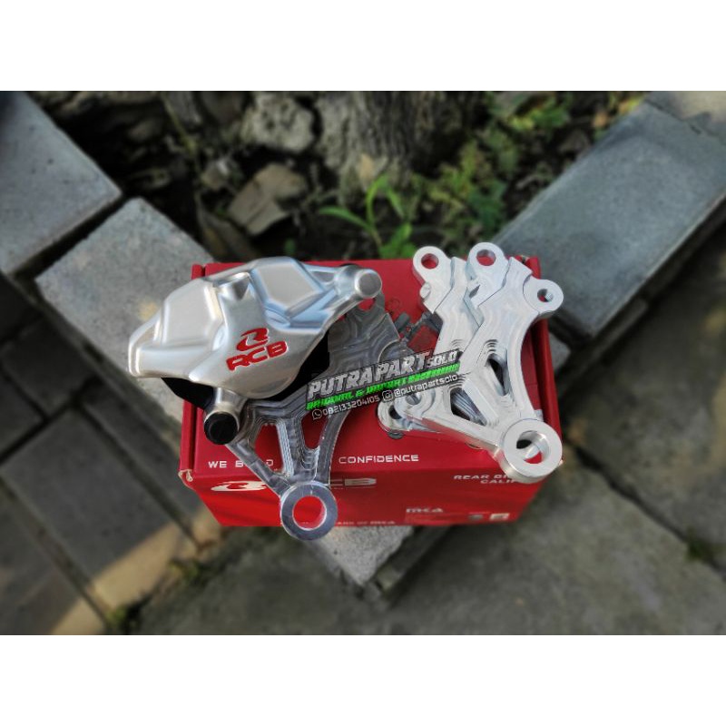 breket kaliper RCB S-45 S-55 pnp (arm kaze aitech k2r) disc 220 (supra dd dan yamaha)