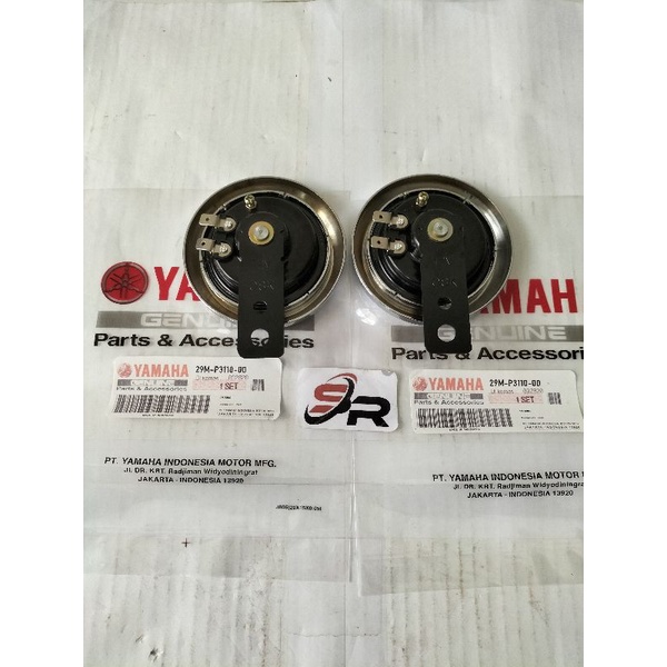 KELAKSON (29B) 12 V 1,5A ,105 dB YAMAHA ORIGINALRK KING NEW OLDHARGA SEPASANG KANAN KIRI