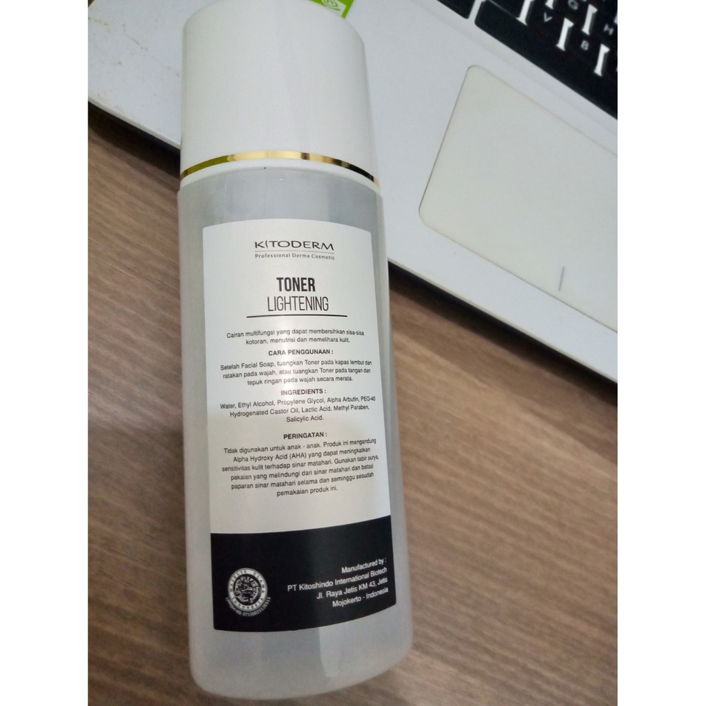 KITODERM TONER LIGHTENING  | TONER PENCERAH WAJAH BPOM