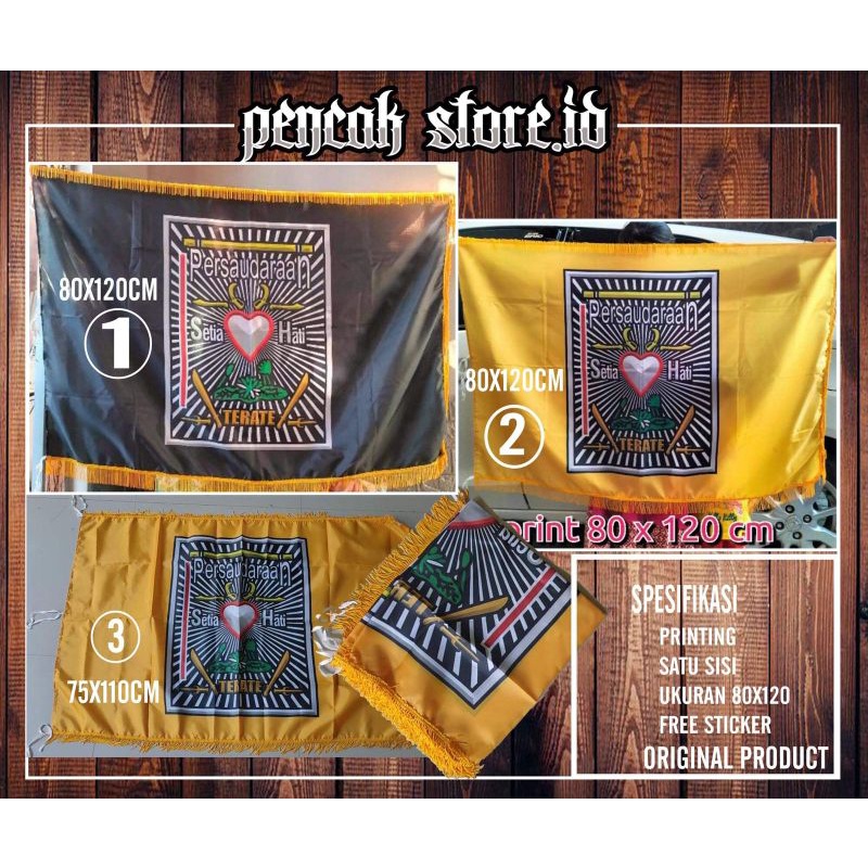 Bendera Psht / Panji psht /Bendera custom