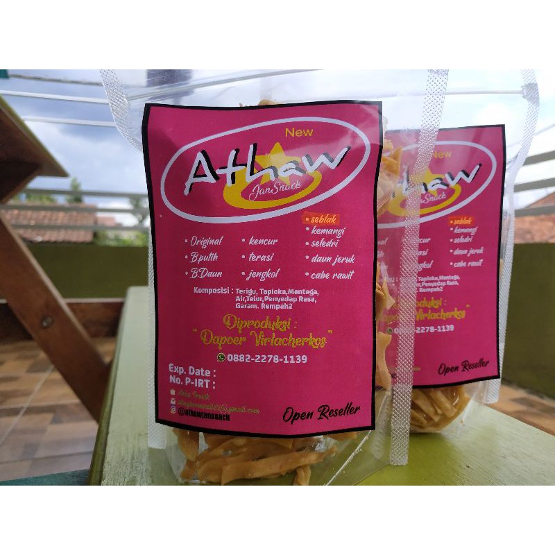 

Snack Stick Athaw Jansnack Rasa Cabe Rawit 150 gram