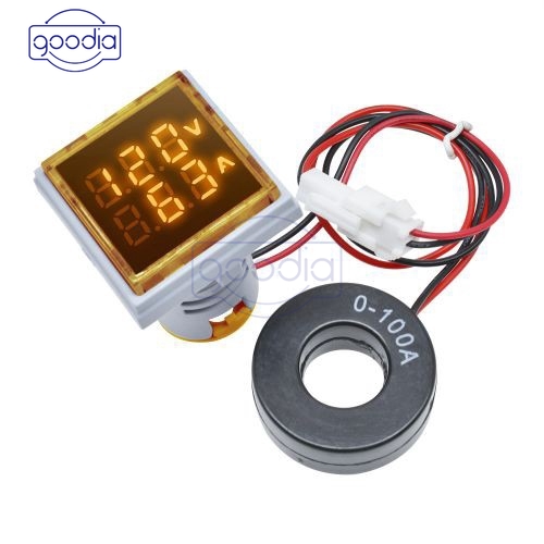 ✈【Fast/COD】✈22mm Mini Digital LED Display AC50-500V 0-100A Voltmeter Ammeter Voltage Current Meter