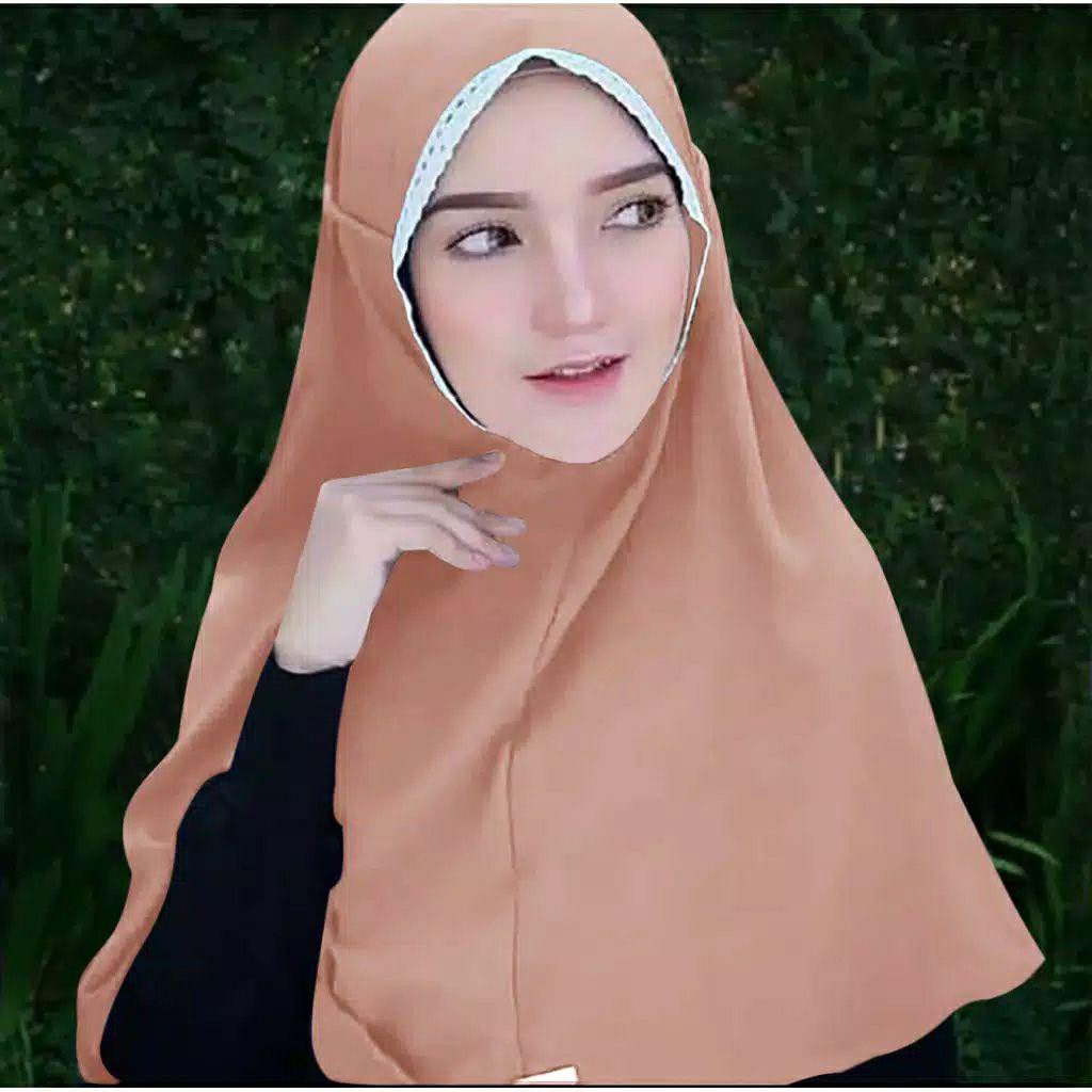 Jilbab bergo alazhar diamond / bergo Maryam renda non pet / bergo renda