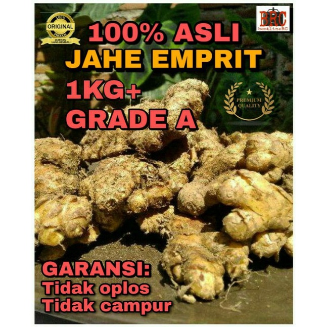 

100% ASLI JAHE EMPRIT GRADE A
