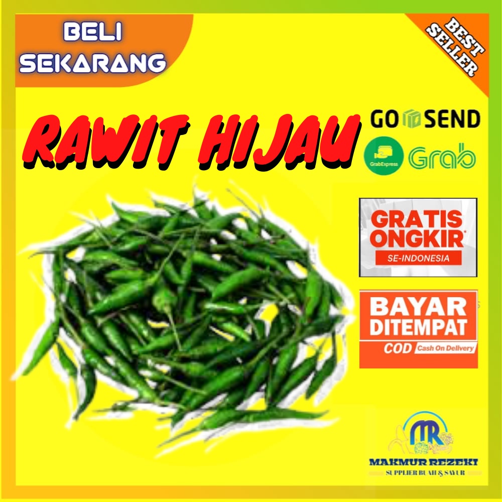 

SAYUR SAYURAN SEGAR CABAI RAWIT CABE RAWIT HIJAU 250 gr