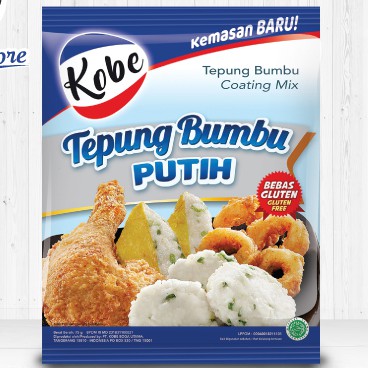 Kobe Tepung Bumbu Putih Bebas Gluten 70 Gram