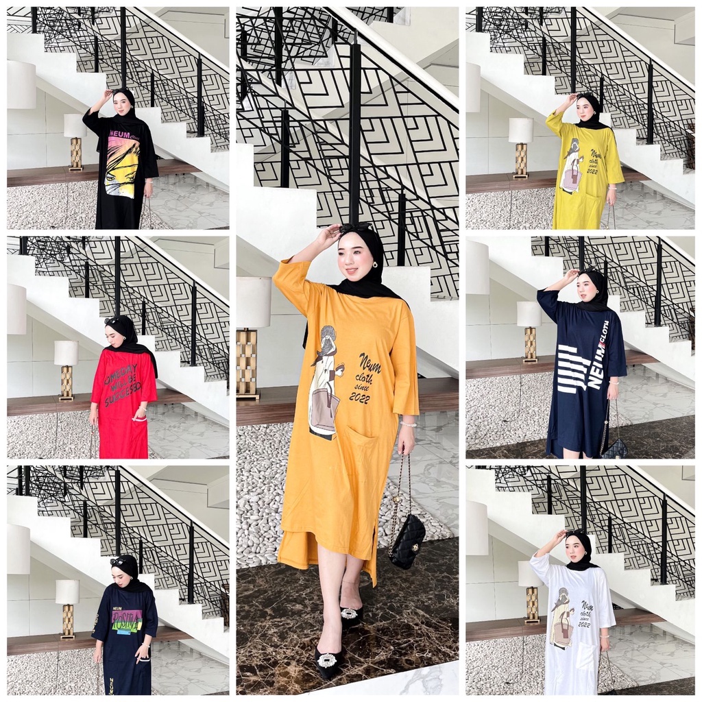 KAIM STORE - Long Tunik Terbaru Long Tunik NEUM tunik wanita modern Long tunik import Long tunik kek