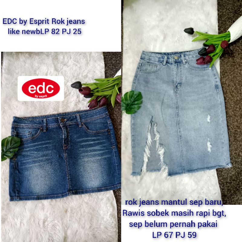 Rok Esprit | Rok Jeans Preloved Branded