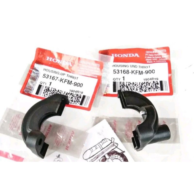 Holder gas rumah pipa gas Honda Karisma Supra X Supra X 125 CS 1 Revo Beat Vario Original 53167-KFM-
