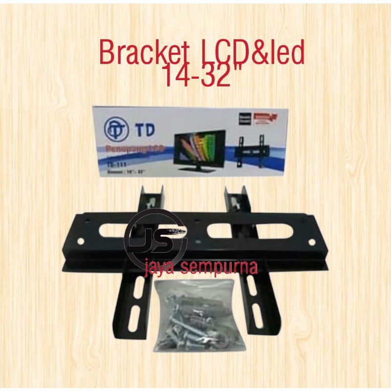 BRAKET LED TV  twindog 10&quot; - 32&quot; - TD 111