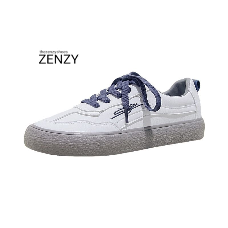 Zenzy Premium Vinhye Korea Design - Sepatu Casual-Soft Grey