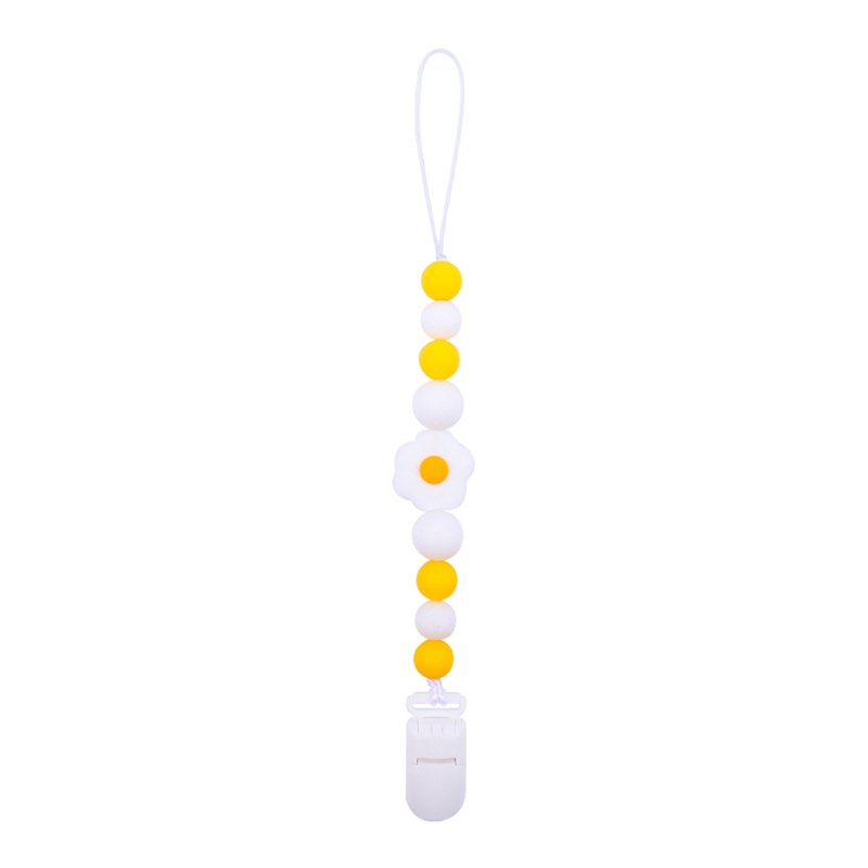 Mary Klip Rantai Holder Dot Empeng Bayi Newborn Desain Buah Lucu Bahan Silikon