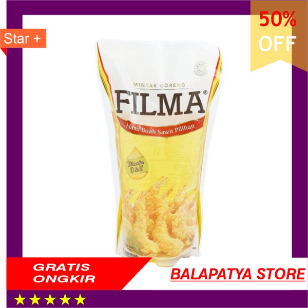 

PROMO !!! filma minyak goreng ukuran 1 liter