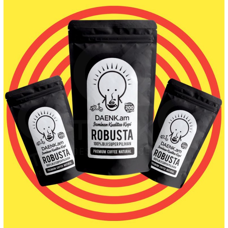 

coffee bubuk ROBUSTA LAMPUNG, KOPI HITAM, KOPI NATURAL200gr