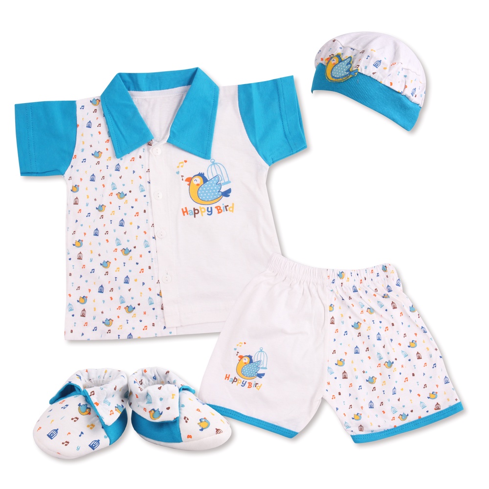 Kiddy Baju Set Bayi - Gift Set - Baju Bayi Setelan Set - Kado Lahiran Newborn