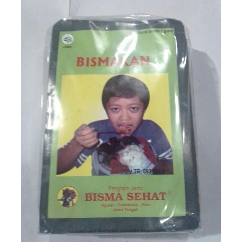 

Bismakan / Jamu Nafsu Makan Bisma Sehat Isi 10 Sachet
