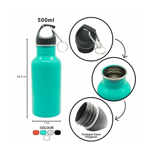 Botol Sport Premium Free Nama dan Logo Sendiri